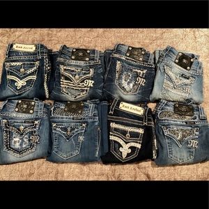 Rock revival and miss me jeans